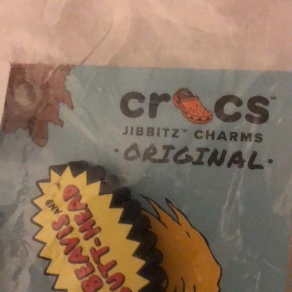 MTV BEAVIS BUTTHEAD 5 JibBiTz crocs shoe charm - Picture 6 of 7